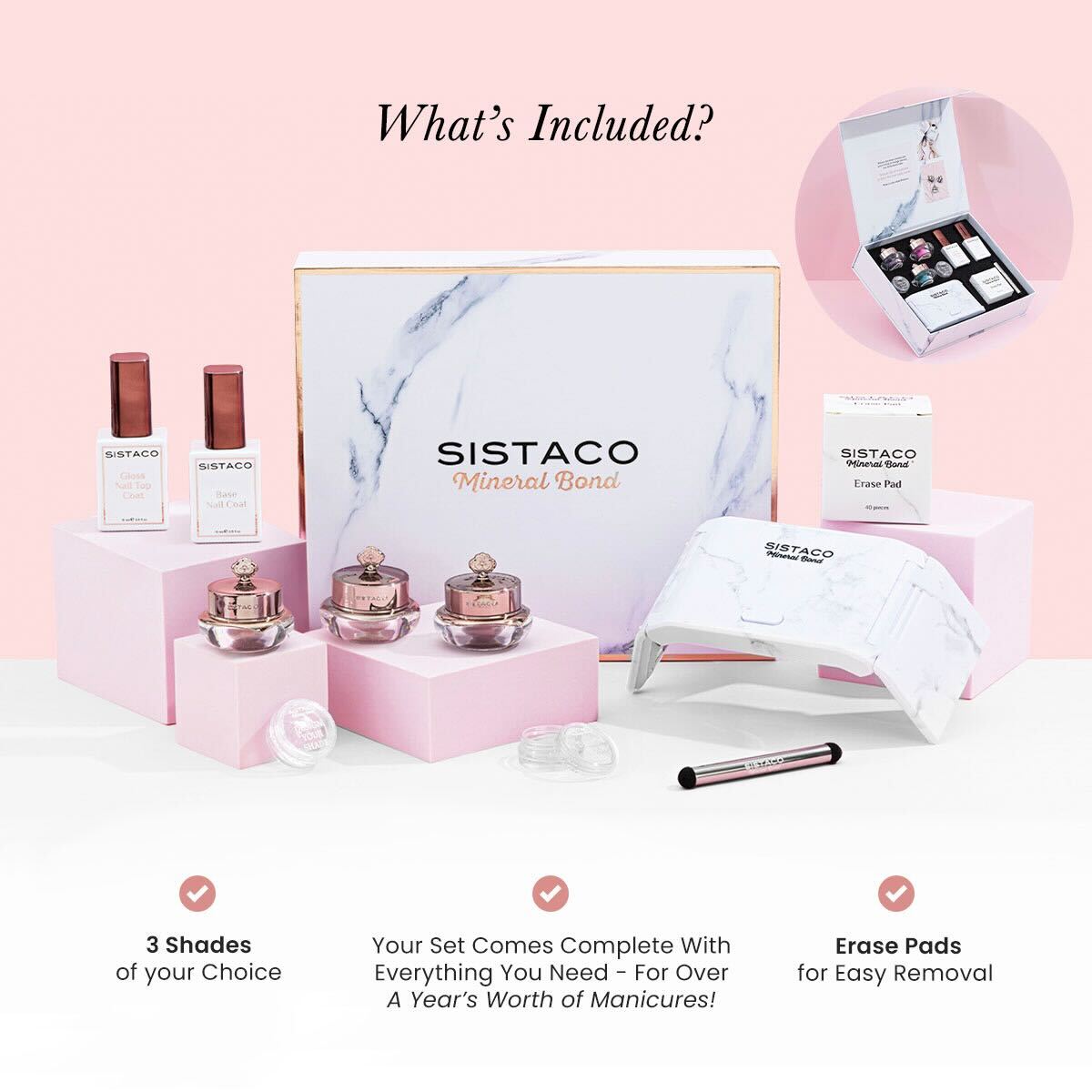 Mineral Bond Nagelset