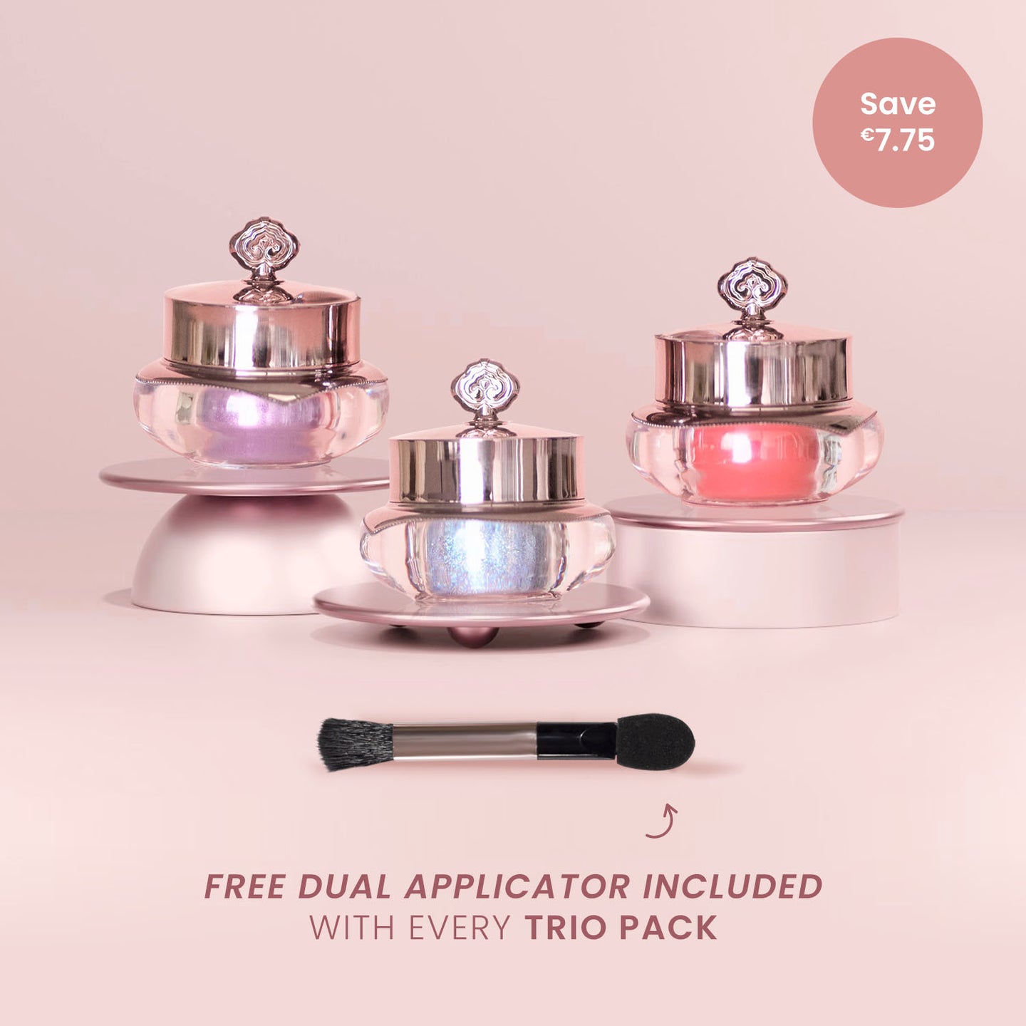 Pack Trio Poudre + DOUBLE APPLICATEUR OFFERT