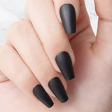 Ebony - Coffin Sustainable Nails