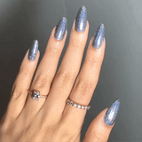 fusion of blue and lilac shade