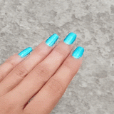 A cool and refreshing aqua blue colour