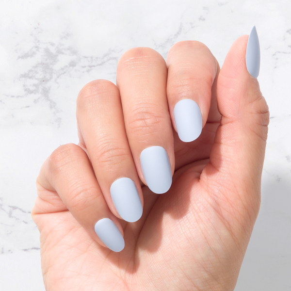 Sustainable Nails  - Cambridge Blue - Oval PRE ORDER