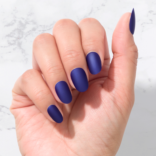 Sustainable Nails  - Denim - Oval  PRE ORDER