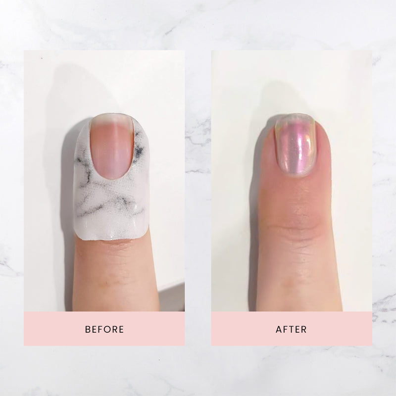 Tool to apply nail powders without mess