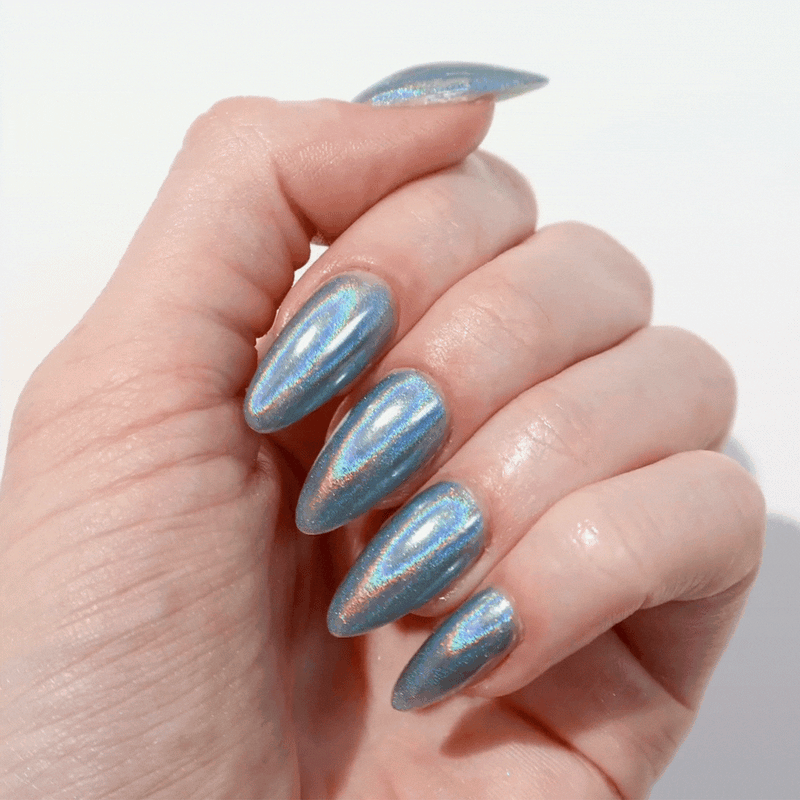 Egg Blue - Holographic Nail Powder - Pre Order Shipping 3rd July
