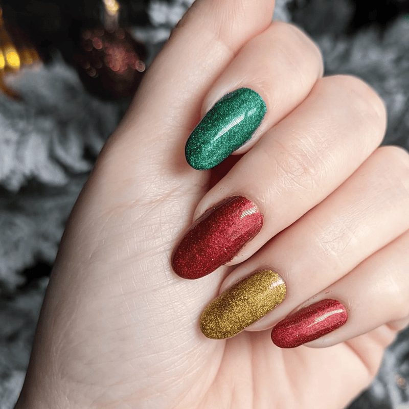 Fire Glow - Metallic Nail Powder