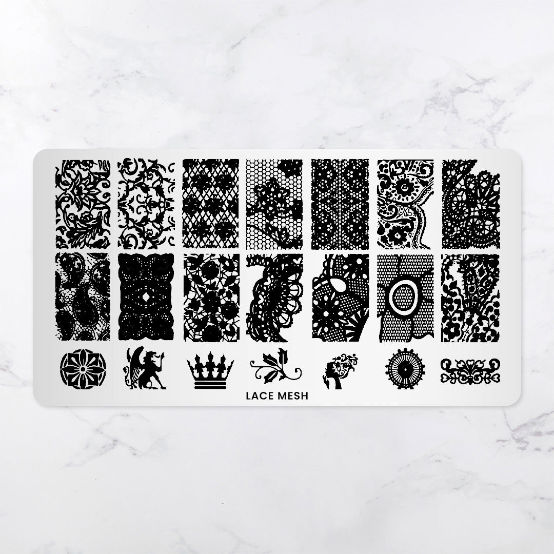 Lace Mesh - Pattern Press Template