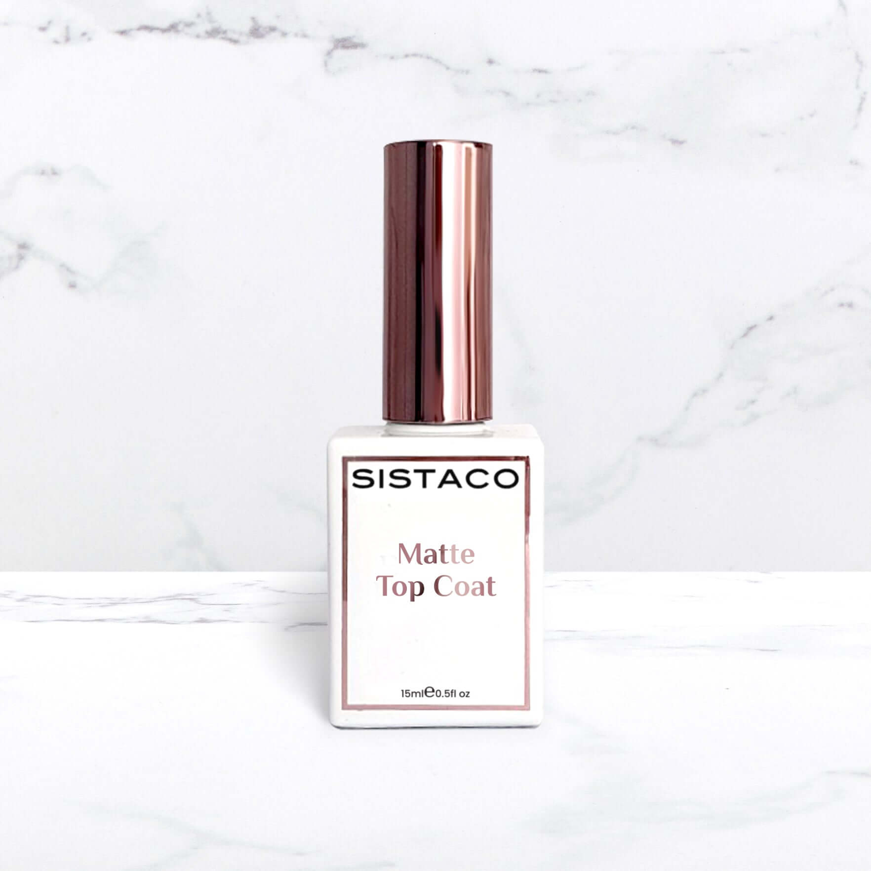 top coat that provides a matte finish   