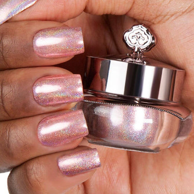Bestselling Rose Gold Holographic Nail Powder