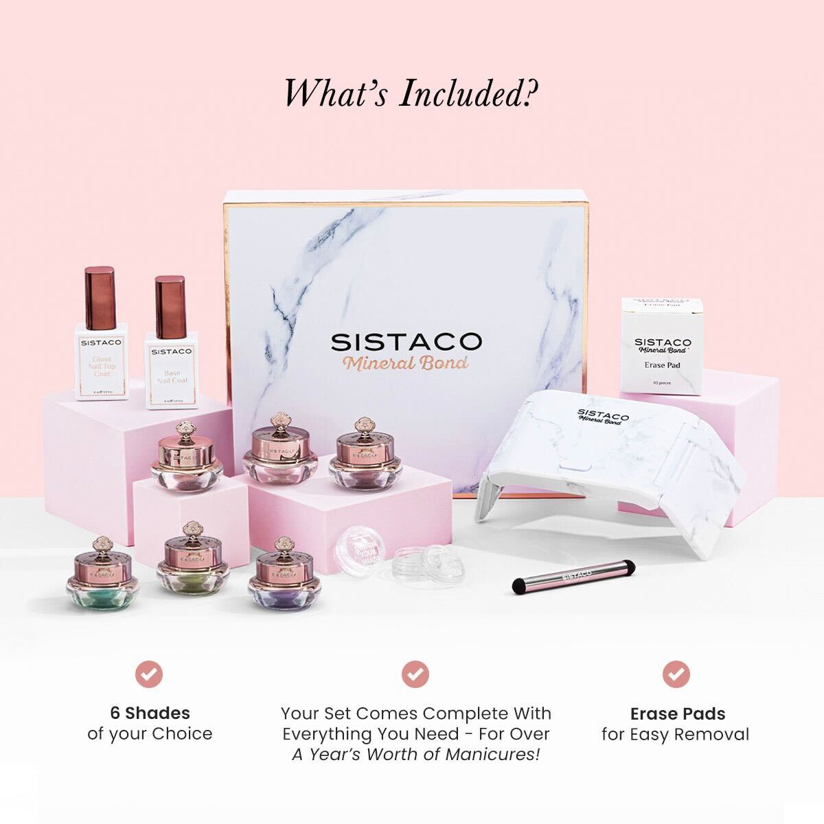 Mineral Bond Nagelset