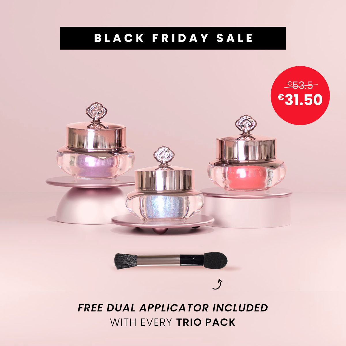 Poeder Trio Pack + GRATIS APPLICATOR