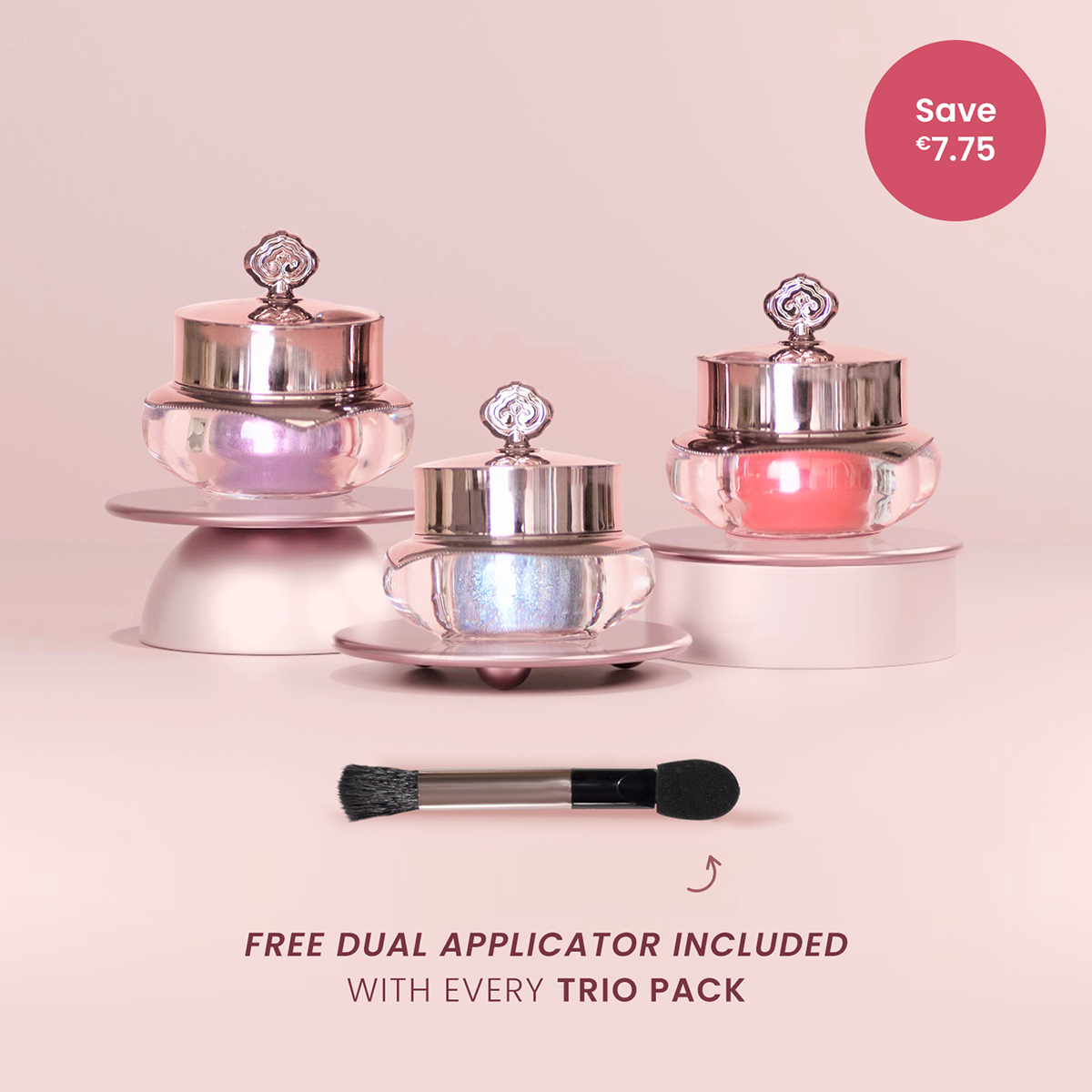 Pulver-Trio-Pack + KOSTENLOSER DUAL-APPLIKATOR