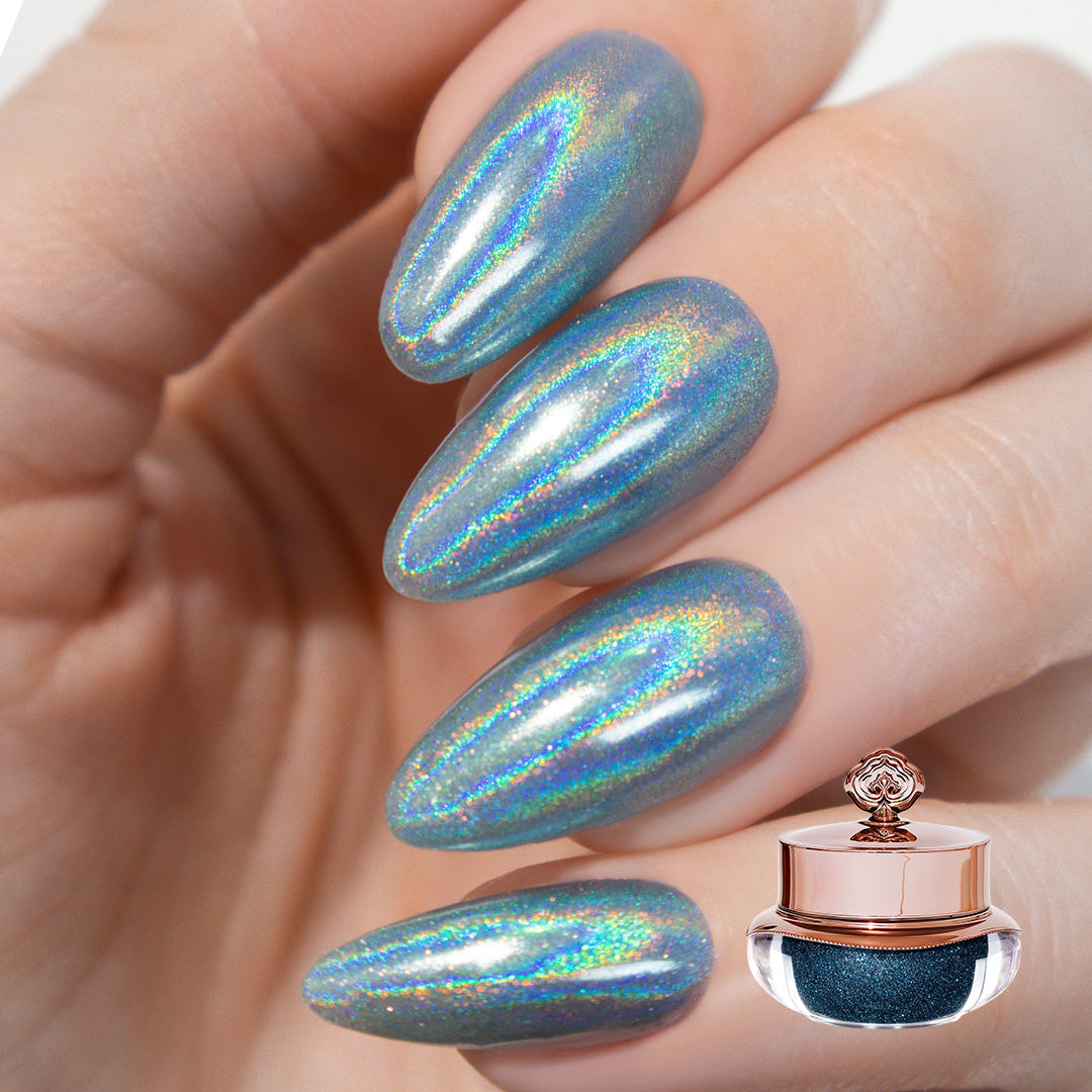 Egg Blue - Holographic Nail Powder
