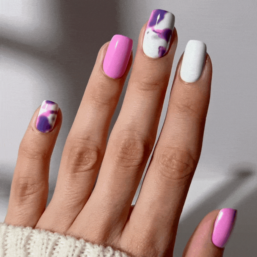 Whisper Mauve - Square Sustainable Nails