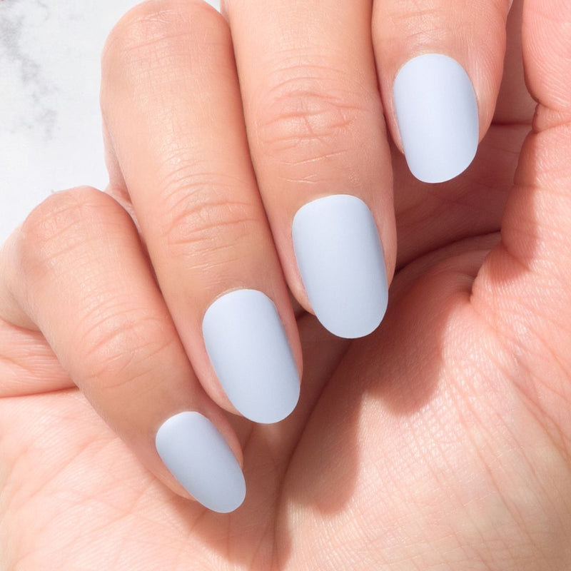 Sustainable Nails  - Cambridge Blue - Oval PRE ORDER