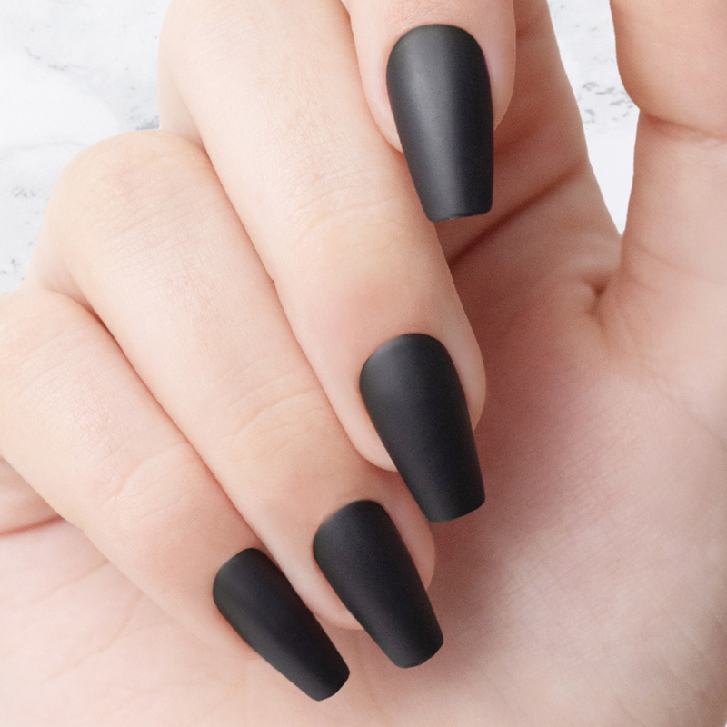 Sustainable Nails -  Ebony - Coffin