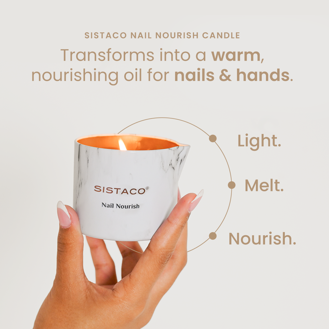 Nail Nourish Candle - Geranium + Sweet Orange - Pre Order