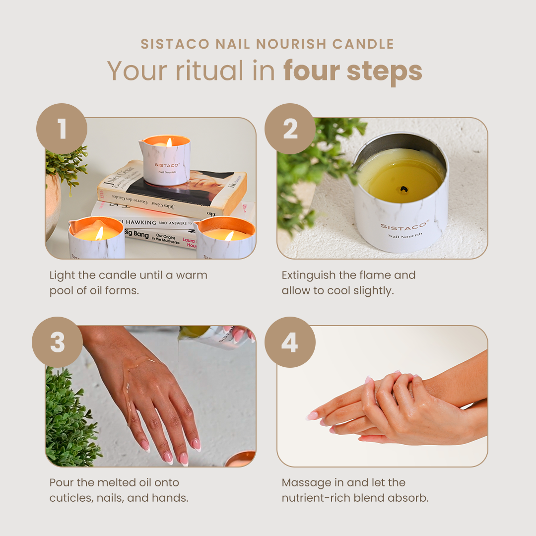 Nail Nourish Candle - Geranium + Sweet Orange - Pre Order