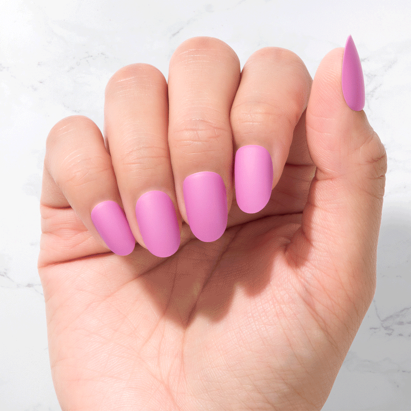 Sustainable Nails  - Wild Orchid - Oval  PRE ORDER