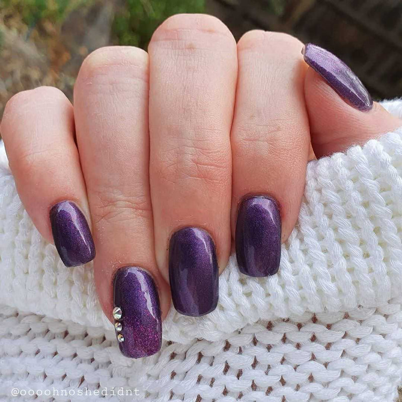 deep and luscious purple shade