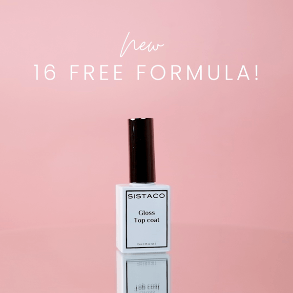 high-shine top coat with glossy finish  